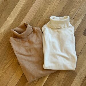 Talbots (2) Turtleneck Sweaters Sz Large